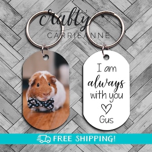 Loss of Hamster Memorial Pet Sympathy, Guinea Pig Loss Pet Memorial Gift, Hamster Pet Loss Keepsake, Pet Loss Gifts, Guinea Pig Pet Keychain