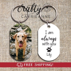 Dog Remembrance Keychain Etsy