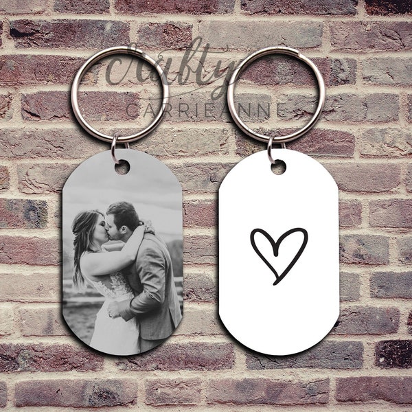 Custom Picture Keychain, Personalized Keychain Gift For Him, Birthday Gift For Her, Personalized Photo Keychain, Valentines Day Gift For Her