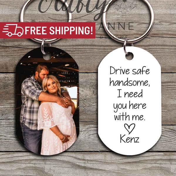 Drive Safe Keychain Etsy