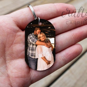 Drive Safe Handsome Valentines Gift for Him, Drive Safe Keychain, Customized Photo Gifts For Boyfriend, Long Distance Boyfriend Photo Gift image 3