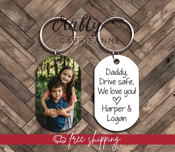 Drive Safe Handsome Keychain For Men - Personalized Initial Gift For Dad, Husband, Boyfriend - View #10