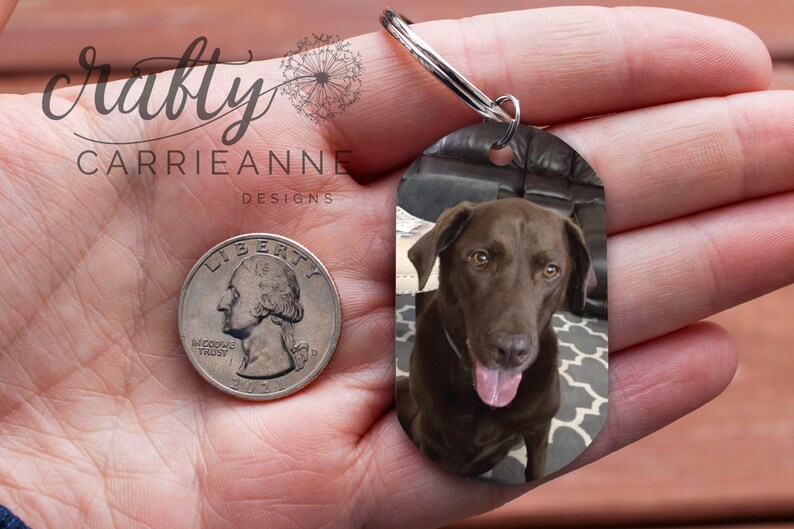 Forever In My Heart Dog Loss Gift, Personalized Dog Memorial, Pet Sympathy, Pet Remembrance Gift, Dog Photo Keychain, Dog Remembrance Gift image 7