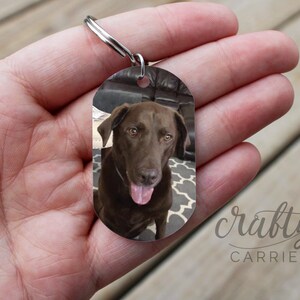 Forever In My Heart Dog Loss Gift, Personalized Dog Memorial, Pet Sympathy, Pet Remembrance Gift, Dog Photo Keychain, Dog Remembrance Gift image 3