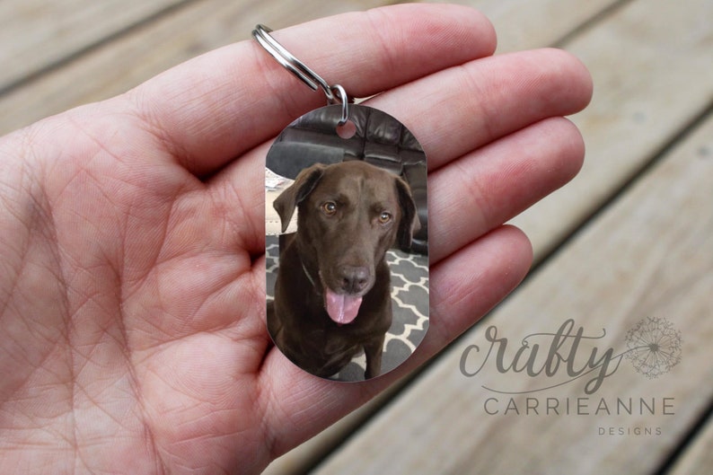 Forever In My Heart Dog Loss Gift, Personalized Dog Memorial, Pet Sympathy, Pet Remembrance Gift, Dog Photo Keychain, Dog Remembrance Gift image 3