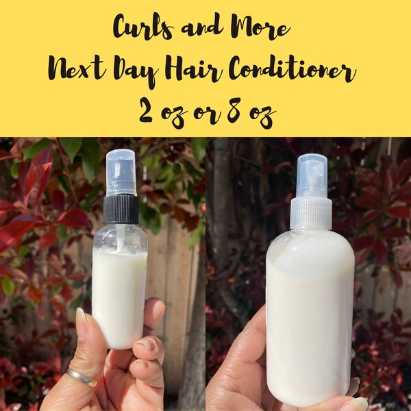 Next Days, Curl Refreshing Spray! Hair Conditioner, Curly Hair, Dry Hair, 2 oz or 8 oz