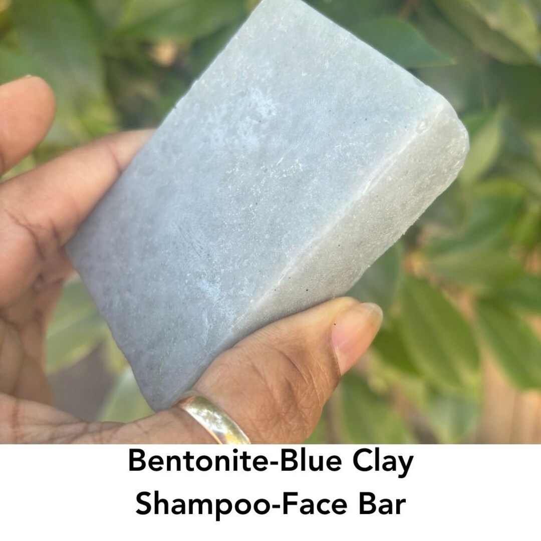 Bentonite and Blue Clay Shampoo Bar and Face Bar Great Etsy