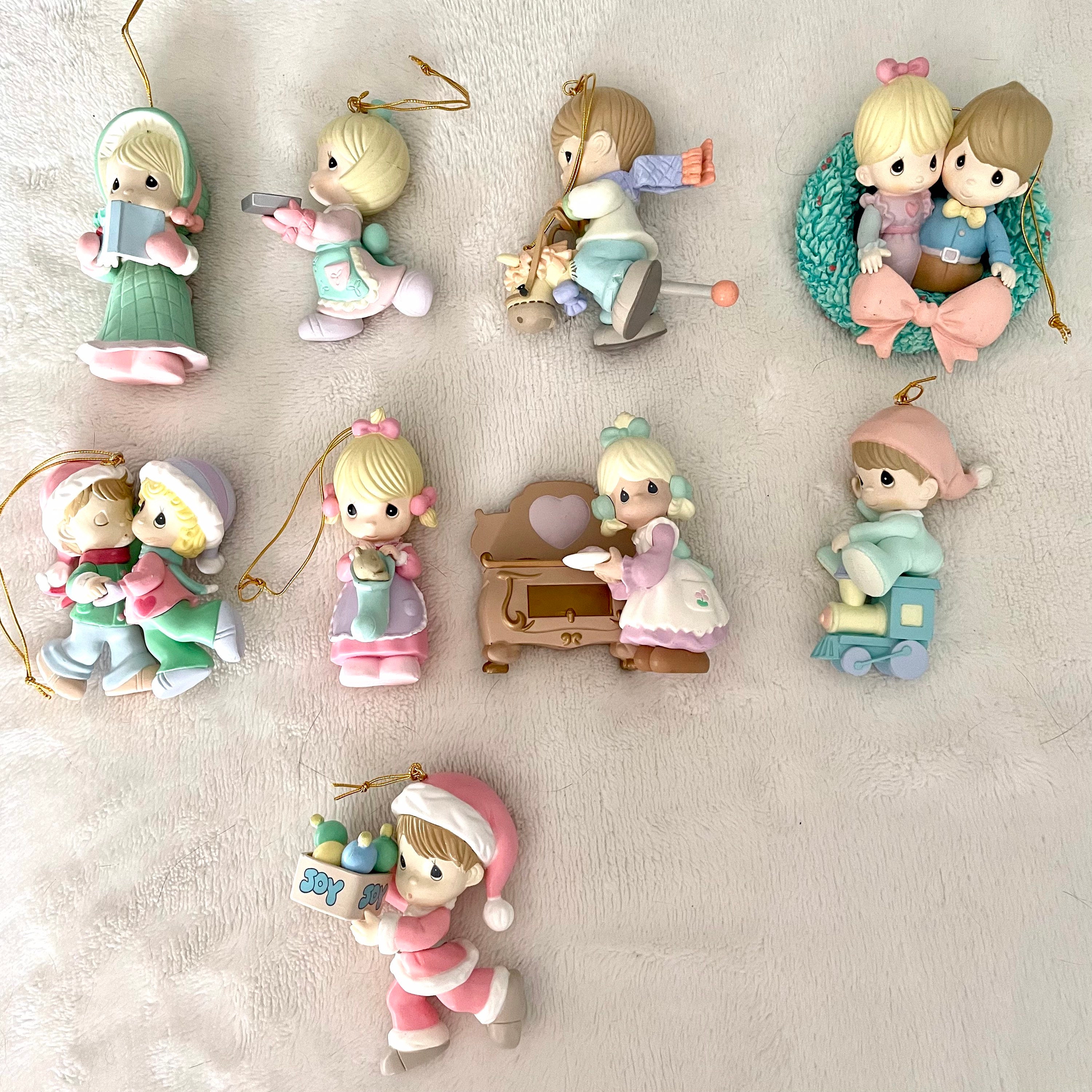 Vintage Precious Moments Christmas Ornaments, Enesco Winter Wonderland ...