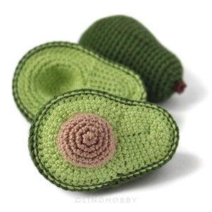 AVOCADO Crochet Pattern SET 3-in-1 for beginners image 6