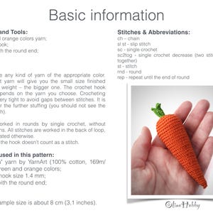 CARROT Crochet Pattern for beginners image 4