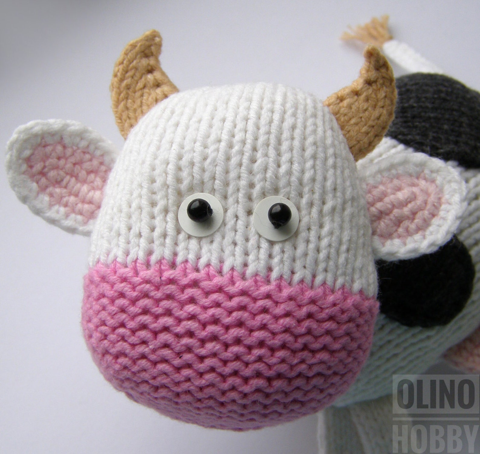 COW Knitting Pattern PDF Knitted Cow pattern Knitted animal Etsy