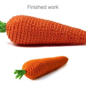 CARROT Crochet Pattern for beginners image 5