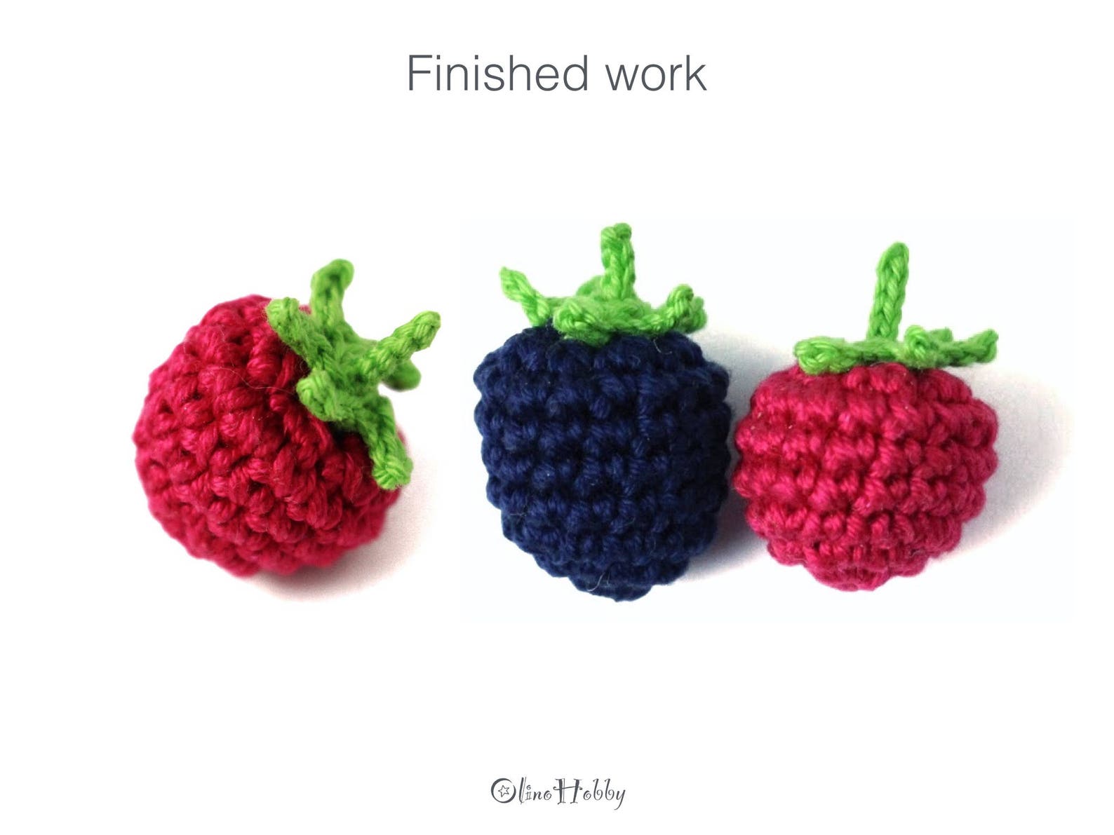 RASPBERRY BLACKBERRY Crochet Pattern PDF Crochet blackberry Etsy.de