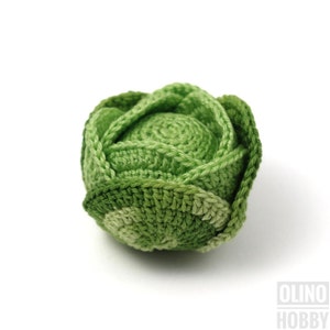 CABBAGE crochet pattern PDF Crochet cabbage pattern image 5