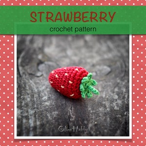 STRAWBERRY crochet pattern for beginners