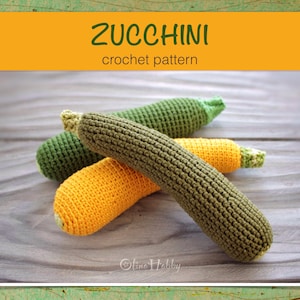 ZUCCHINI Crochet Pattern: Easy to Follow Instructions with Photos