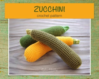 ZUCCHINI Crochet Pattern: Easy to Follow Instructions with Photos