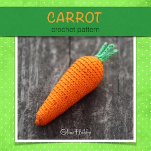 CARROT Crochet Pattern for beginners image 1