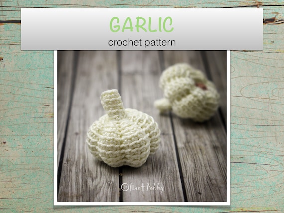 GARLIC Crochet Pattern for beginners 