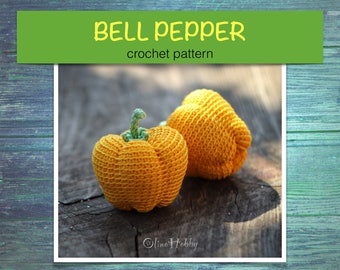 BELL PEPPER Crochet Pattern for beginners