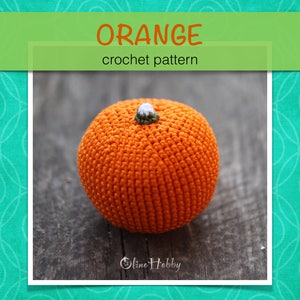 ORANGE Crochet Pattern for beginners