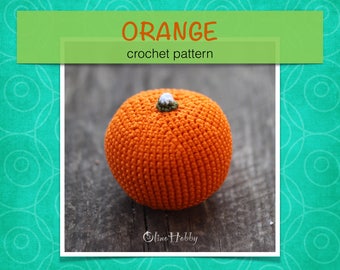 ORANGE Crochet Pattern for beginners