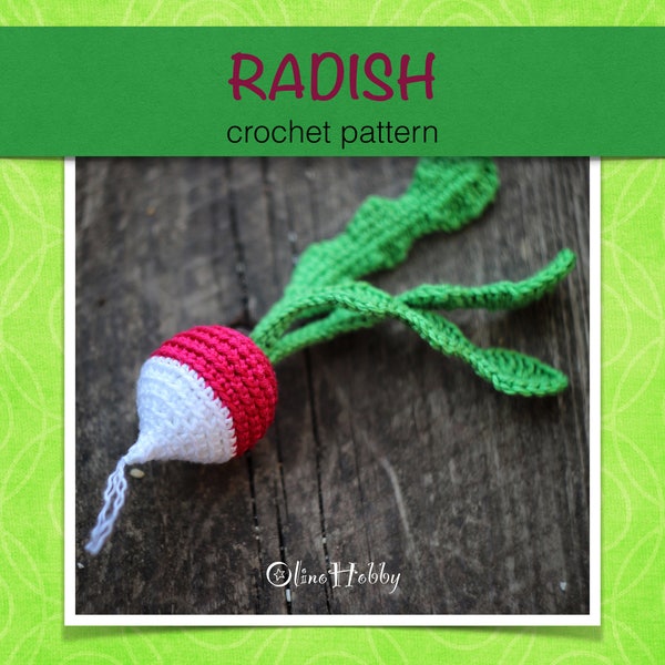 RADISH Crochet Pattern for beginners