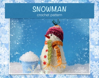 Snowman Toy Crochet Pattern PDF