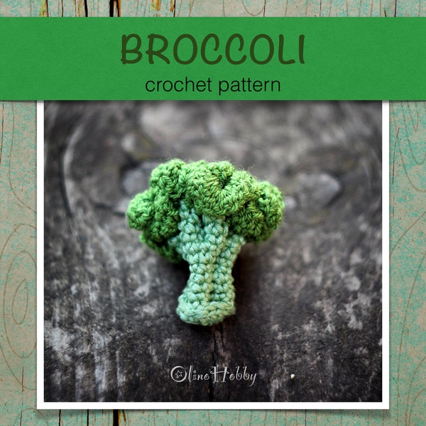 BROCCOLI Crochet Pattern for beginners