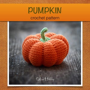 PUMPKIN crochet pattern for beginners