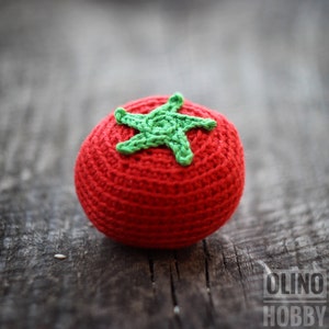 TOMATO Crochet Pattern PDF Crochet tomato pattern Amigurumi image 2