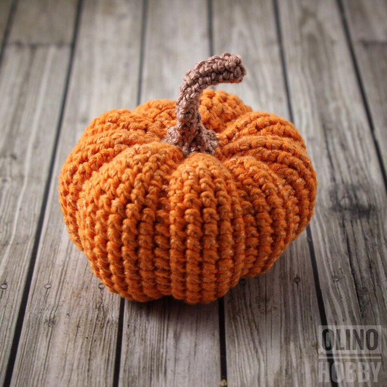 PUMPKINS SET of Crochet&Knitted Patterns 5-in-1 image 4