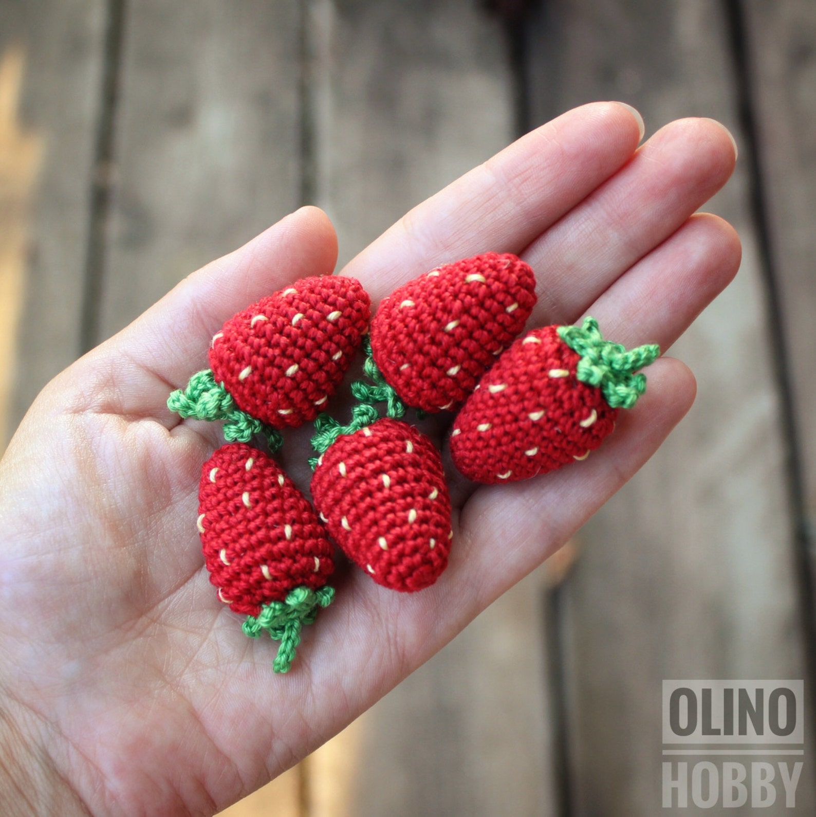 STRAWBERRY Crochet Pattern PDF Crochet Strawberry Pattern Etsy