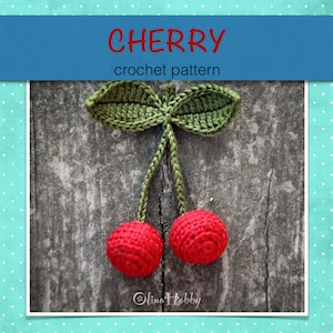 CHERRY crochet pattern for beginners