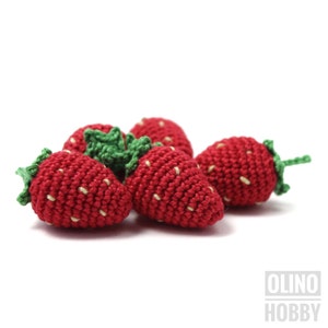 STRAWBERRY crochet pattern for beginners image 3