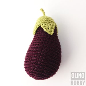 EGGPLANT Crochet Pattern for beginners image 4