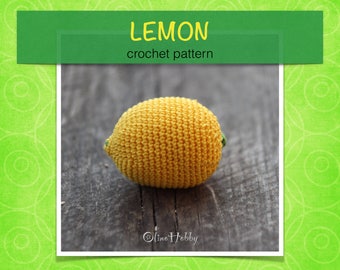 LEMON Crochet Pattern for beginners