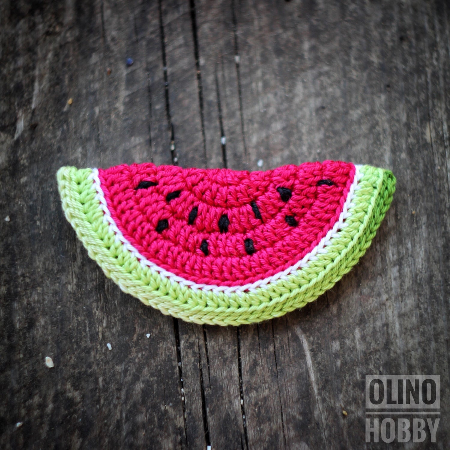 WATERMELON SLICE Crochet Pattern PDF Crochet Watermelon Etsy