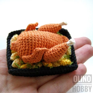 ROASTED TURKEY Crochet Pattern miniature image 2