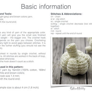 GARLIC Crochet Pattern for beginners image 5