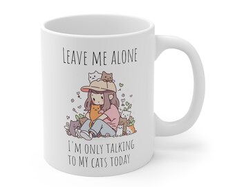 Cat Mom Coffee Mug, Funny Cat Mug, Funny Cat Mom Mug, Cat Mug, Cat Lover Gift