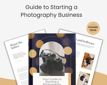 Photography Business Ebook, How To Start A Photography Business, Guide to Photography Business, Small Business Startup, Photographer Ebook