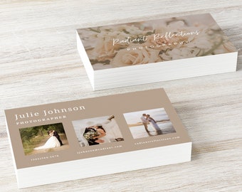 Photographer Business Cards | Customizable Cards | Small Business Cards | Editable and Printable