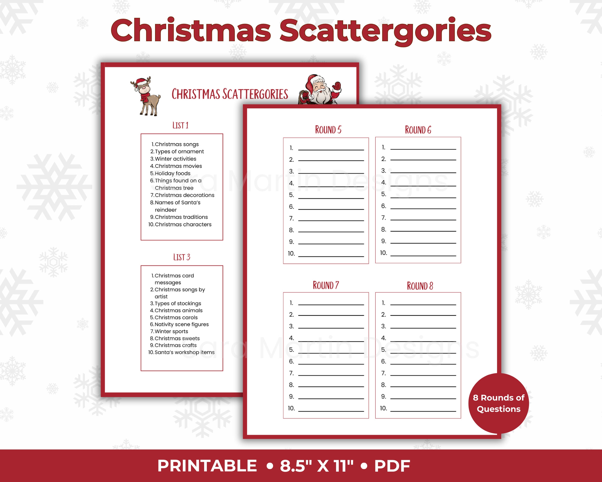 Christmas Scattergories Printable - Il Fullxfull.5444769354 Ppd2