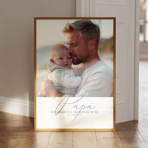 Pôster personalizado para o pai | Presente de aniversário do pai | Presente de dia dos pais | Impressão personalizada para o pai | Ideia de presente para o pai | Pôster personalizado para o pai