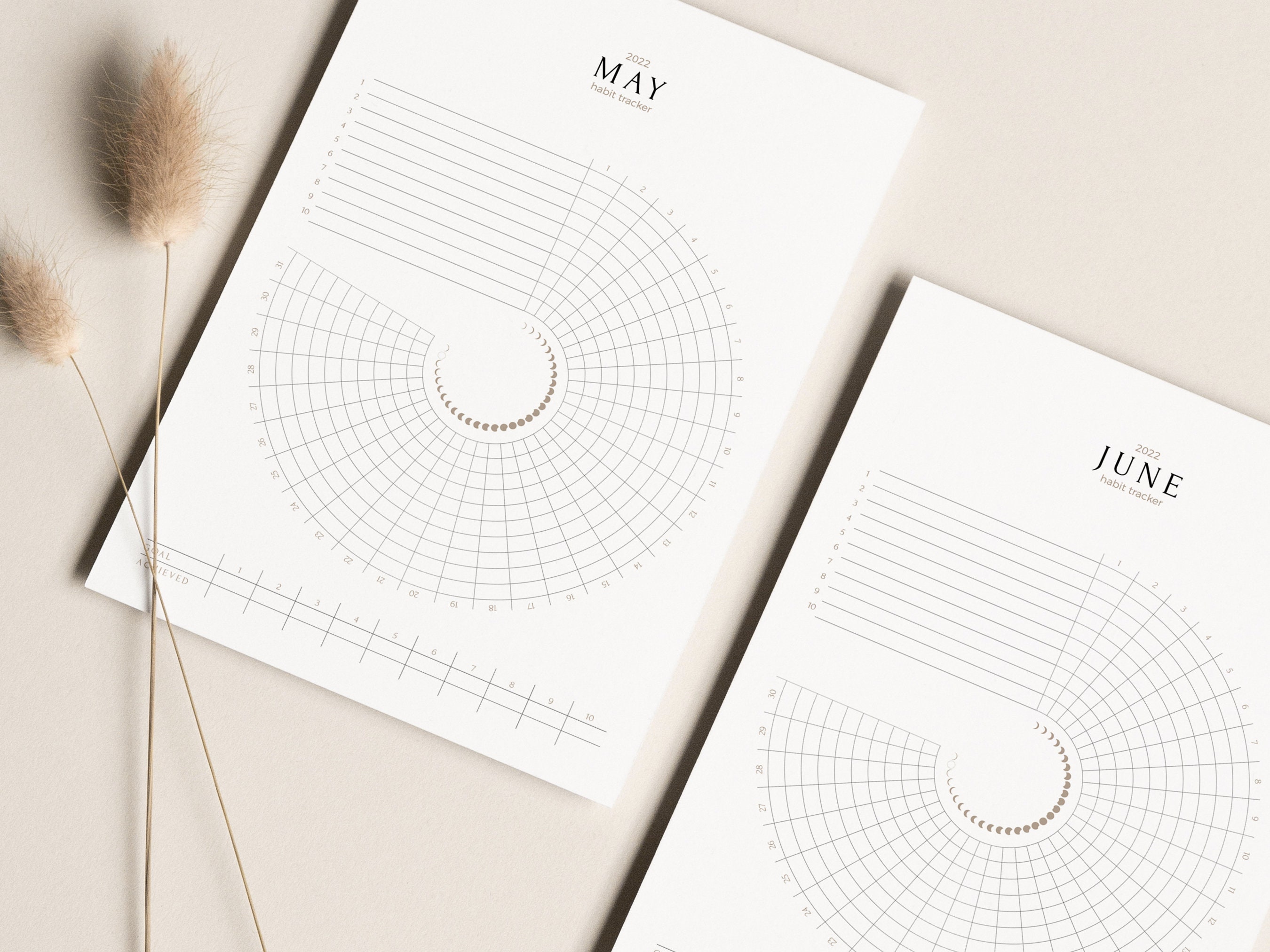 Printable Habit Tracker Habit Tracker PDF Monthly Habit Etsy UK