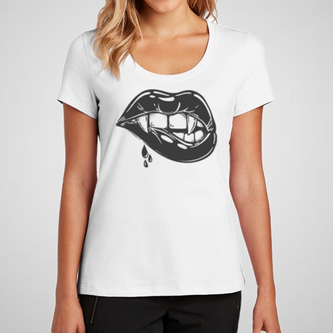 Vampire Lace Wings Boyfriend Fit Tee -Slashed or Unslashed main image 1