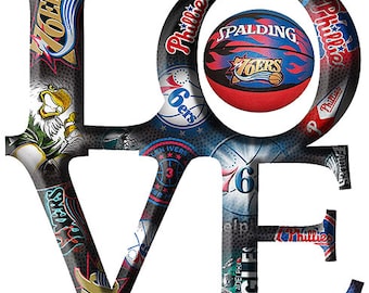 Philadelphia sports Love Teams 4 (Gallery Wrapped)