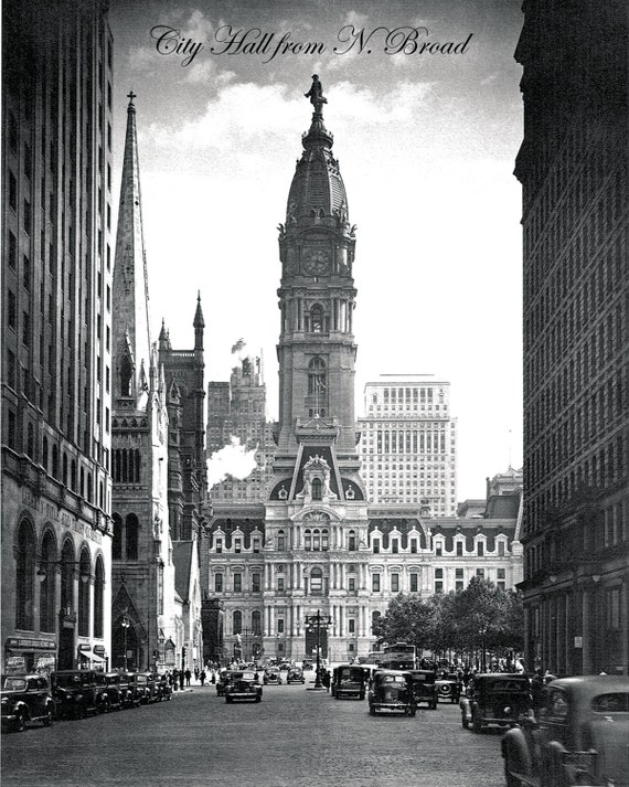 Philadelphia City Hall 1904 (12 X12) Canvas Art, Prints