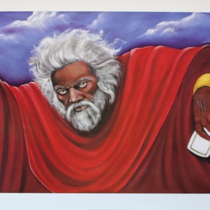 Deliverance By Jerry logon (26 x49) Limited Edition ,African american Art,Black Art.
